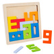 Puzzle créatif numérique du cerveau numérique pour enfants pour la pensée numérique Education Digital Training Wooden Toys Puzzle numérique du cerveau numérique pour le puzzle numérique pour le cerveau pour l'éducation précoce