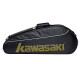 Kawasaki KAWASAKI badminton bag shoulder bag tennis bag men and women independent shoe bag badminton racket bag 8327 orange