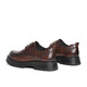 [90% new] Belle pleated business leather shoes for men 24 spring new cowhide thick-soled formal shoes A1422AM4 black-single 42