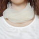 Weizhuoli (Weizhuoli) Écharpe de tête en dentelle en maille pour la protection solaire de la protection solaire fines vertéèbres du cou fou écharpe