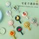 Okaiqi [10 packs] hook strong viscose home kitchen wall behind the door creative stickers dormitory cute no punching no trace load-bearing sticky hook clothes paste hanger cartoon hook 10 random colors