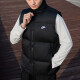 Nike (Nike) Herrenkleidung, Sommersportweste, Laufen im Freien, Fitnesstraining, winddichte und warme Baumwollweste, Pferdeclipjacke, FB7374-010/Vorgeschlagen, eine kleine Größe zu nehmen
