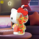 
TOP TOY Sanrio family bubble soda big doll series building block assembly magnetic toys, gifts for girls and children, blueberry bubble water (big eared dog)