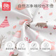 Aibedira baby urine separator pure cotton Class A waterproof and breathable large size aunt care children overnight diaper mattress Class A pure cotton-80*100cm-Moonlight Forest