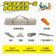 
Mengduofu [Shop Manager highly recommends] Tent outdoor, fully automatic quick opening outdoor tent set, rainproof wild camping tent, 4-6 people, large upgraded two doors and two windows + moisture-proof mat, moisture-proof mat + windproof rope + storage bag + floor nail