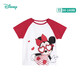 Disney children's clothing children's short-sleeved T-shirt Disney baby round neck top Girls glasses Minnie 212S1502 3 years old/height 100cm