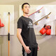 阿迪达斯 （adidas）男子透气舒适圆领休闲运动短袖T恤 XL码