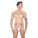 Men's sexy underwear leaking breast bra women's extremely dirty temptation underwear Gay gay sm white sexy underwear men's thong underwear boys' sexy underwear sexy underwear sexy temptation shame see-through bondage one-piece bed I passion shirt for men