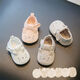 Sweet Chengzhi Baby Schuhe Frühlings- und Herbst Neugeborene Babytuchschuhe weiche Sohle 6-8-9 Monate ohne von Kinder Schritt Frontschuhen 0-1 Jahre atmungsaktiven beige-embroidered Katze mit innerer Länge 11,0 cm (ca. 0-6 Monate)