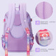 Pusitu brand schoolbag female elementary school students in grades 3-6 large capacity backpack junior high school students lightweight burden reduction backpack 12045 gray primary school