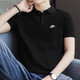 Nike (Nike) Sportanzug Herrenkleidung 2025 Neues Business Casual Tennis Training Polo-Shirt kurzärmelige T-Shirt Straight Hosen FN3895-010+HQ4423-010 m