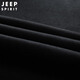 JEEP SPIRIT Jeep sports suit men's sweatshirt spring and autumn men's casual running jacket two-piece set men's dark gray XL