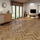 Jiujuhe SPC stone plastic lock floor fish bone spelling herringbone spelling commercial PVC stone crystal snap-on laminate floor waterproof and wear-resistant 301145mm