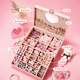 Xinge Kinderschmuck Set für Mädchen Geburtstag Geschenk Prinzessin DIY Schmuck Make -up Dress Up Hairpin Ring Luxus Geschenkbox