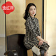 E.Beauty Dongye 2025 autumn new product new Chinese style light national style flocked cheongsam slim temperament dress for women Yahei L