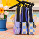 Qindu Fashion Canvas Coin Wallet Netter Crossbody Multifunktional Mini Storage Bag Wallet Bag Schlüsselbeutel Anhänger Rifu eines Tages (mit Handgürtel + Crossbody-Gürtel)