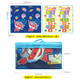 Auby (auby) children's XPE crawling pad thickened baby living room game floor mat baby home crawling pad Fun water pipe folding pad 0.5cm