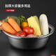 Maxcook thickened 304 stainless steel soup basin 20CM MCWATP20 can be used with induction cooker, wider and deeper