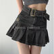 Langwei Feray Retro American Hot Girl Raw Hip юбка для женских весенних и летних новой высокопоставленной плиссированной короткой юбки A-Line A-Line 16851 Retro Blue [No Linting] XL (115-130JIN [Jin равняется 0,5 кг])