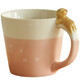 Siyue Cat Ceramic Mug Children's Mug Home Milk Breakfast Cup Home Store Look Up-Yellow Cat