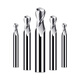 60 degree tungsten steel ball cutter 2-edge ball end mill for aluminum R0.5 R2 R3 R4 R5 R6 spherical ball cutter for aluminum R1 R5*20*10*150 (for aluminum)