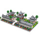 Jihui Suzhou Garden Three-in-One Building Block Assembly is very difficult to assemble, incompatible with Lego Adult Boys and Girls Toys Suzhou Garden Garden Heart 3888 Granules + Acrylic Cover