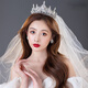 Shibomu Crown Tiara Bridal Wedding Suit Wedding Dress Accessories Super Fairy Hair Accessories 2022 New Birthday Crown Photography Silver Crown