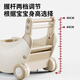 贝博氏（BABY BOX）babysoul婴儿学步车手推收纳车多功能 防o型腿宝宝学走路周岁玩具 奶咖色-学步收纳车+安全带+牵引绳