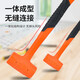 MYTEC non-elastic rubber hammer solid rubber hammer small rubber hammer plastic hammer tool large hard leather hammer installation hammer rubber-coated handle non-elastic hammer 0.5LB