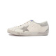 
GOLDEN GOOSE Golden Goose Men's Super Star Star Pattern Lace-up Retro Old Dirty Shoes GMF00102 F005359 11166 White Gray Tail Gray 41