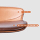 Boutique HAUSE BAR STUHL LICHT LIGHTE LUFTER HAUSHALTE HIFT Australische oberste Schicht Cowide Bar Stuhl Stuhl Stuhl Stuhl Stuhl 736 Importierte Top -Layer -Kohlensäure / dunkelbraune Kohlenstoffstahlfüße