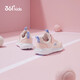 361 children's sports shoes for boys and girls (3-12 years old) anti-collision toe toe dense net casual running shoes Pink 37