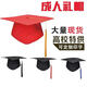 Lei Shixing custom ceremony hat 18-year-old hat adult hat student degree cap adult hat plastic