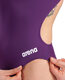 ARENA Women's Performance Solid Team Challenge Swimsuit, Plum/White Plum/White 34
