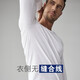 BYFORD (BYFORD) men's autumn clothes and autumn pants cotton counter knitted thermal underwear set long sleeve base men's red MW8826846 MW8826 top-white-thin 2XL