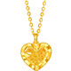 Saturday blessing flash love gold necklace female pendant birthday gift price A0613469 about 3.55g40+5cm