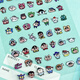 Runhuanian crayons Shin-shirt sticker small pattern cute cartoon pen sticker water cup sticker mobile phone sticker Crayons Shin-shirt (56 stickers/picture) 1 picture
