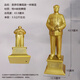 Yushiju Chairman Mao's bronze statue poses as a great man's office brass Mao Zedong's living room study decoration sculpture as a gift for leaders, 43.9 cm winning ticket, one-piece casting with base