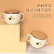Guangdola Kinderschale Baby ergänzendes Essen Baby Tabelle Kinder essen Suppe Schüssel 316 Edelstahl Grundschule Doppelohrschale mit Deckel