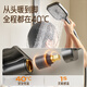 惠达（HUIDA）恒温淋浴花洒套装精铜主体家用浴室卫生间无顶喷全套枪灰DW699