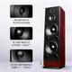 HAX163 Fieber-Grad-HiFi-Sprecher Dual 10-Zoll-Passive Haushaltsholz aus dem HiFi Haushalt Wohnzimmer High Fidelity Fieber-Grad-Audio-Kombination Set 163 Floor-Stufe + 698 Verstärker