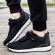 Shuman Xiaozu shoes for men's shoes for men's new summer anti-slip soft sole dad shoes for mother casual sports shoes for women spring and autumn single shoes for four seasons mesh breathable travel safety walking shoes 829 black men's style 41