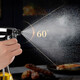 Chenbu oil spray bottle kitchen atomized glass seasoning bottle spray bottle barbecue baking press oil spray bottle edible oil spray bottle space silver 240ml