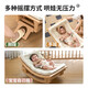 Qiaolexiong (Qiaolexiong) mecedora de bebé Baby Baby Artifact Artifacto para bebés para dormir Silla calmante de la cuna calmante 0-3 años REBAJE DE REPARTA DE RECHABLE [SOPORTE FORTO DEL BOTOR] Isla de caqui