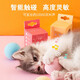兴达万宠  猫玩具球 引力叫叫球自嗨耐咬幼猫磨牙发声逗猫球玩具球猫薄荷宠物解闷神器猫咪用品 粉色-小鸟