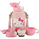 杯具熊（BEDDYBEAR）儿童保温杯水杯HelloKitty保温杯高颜值直饮吸管小学生上学专用宝 豌豆kt6630ml《三盖》送杯