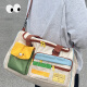 Xingxi large-capacity short-distance travel bag business trip diagonal handbag women's storage bag lightweight outing luggage bag fitness and maternity travel bag contrasting color