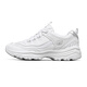 Skechers Zapatos para mujeres zapatos panda insignia de cuero de invierno zapatos de papá blanco zapatillas casuales [estilo de otoño e invernal de cuero] plateado 11979 35