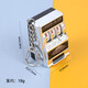 Gongma mini slot machine playable keychain creative palm gadget gifts for son souvenirs lottery machine mini slot machine-gold
