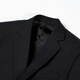 Romon (Romon) Anzug Herrengeschäft formeller Anzug Single Slim Anzug Jacke Bester Groomsman Hochzeitskleid Schwarz 4xl